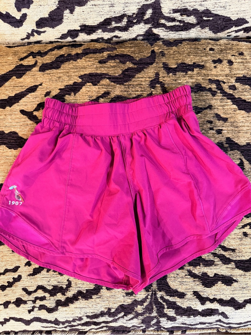 Lululemon Hotty Hot Atheltic Shorts in Raspberry Pink